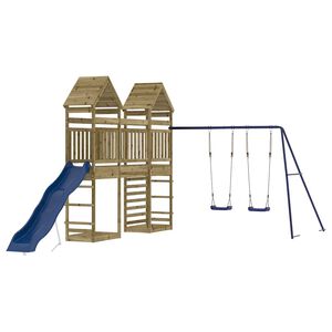 vidaXL Set de joacă pentru exterior, lemn de pin impregnat