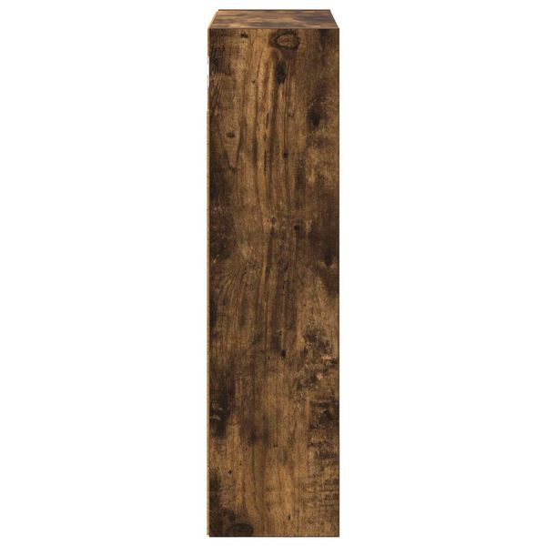vidaXL Dulap de perete pentru baie Stejar Afumat 40 x 16 x 62,5 cm
