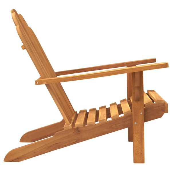 vidaXL Scaun Adirondack de grădină, 79x95x92 cm, lemn masiv de tec