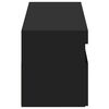 vidaXL Comode TV cu lumini LED, 2 buc., negru, 60x35x40 cm