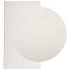 vidaXL Covor "IZA" aspect scandinav, cu fire scurte, crem, 80x150 cm