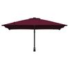 vidaXL Parasol de Grădină Roșu Bordeaux 248,5 x 247,5 x 160 cm