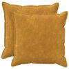 vidaXL Husă pentru pernă 2 pcs HOUTEN Galben 70 x 70 cm