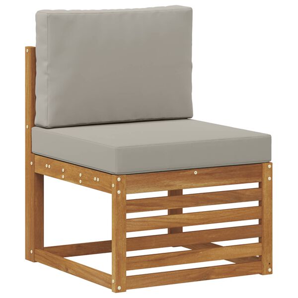 vidaXL Seturi de canapele cu pernă 6 pcs Gri natural și deschis