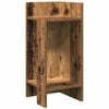 vidaXL Masa laterala cu raft lemn vechi 25,5x27x60 cm