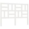 vidaXL Tăblie de pat, alb, 141x4x104 cm, lemn masiv de pin