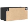 vidaXL Dulap de perete, negru, 80x42,5x40 cm, lemn compozit