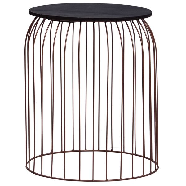 vidaXL Măsuțe de cafea, 3 buc., cupru