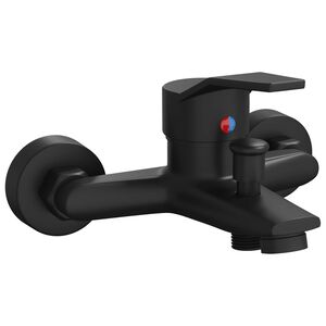 vidaXL Robinet mixer pentru duș Negru G 1 / 2 inci