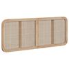 vidaXL Tăblie cap cu headboard natural 140 x 55 x 3 cm Ratan