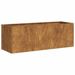 vidaXL Jardinieră Rusty 120x40x40 cm Oțel pentru intemperii