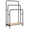 vidaXL Stativ pentru haine cu raft Stejar Sonoma 60 x 30 x 100,5 cm