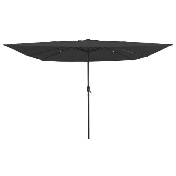 vidaXL Parasol de Grădină Antracit și negru 295 x 295 x 245 cm