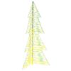 vidaXL Brad de Crăciun 160 LED-uri Alb cald 150 cm PET