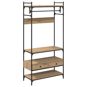 vidaXL Dulap stejar artizanal 89 x 39 x 184.5 cm Lemn prelucrat