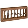 vidaXL C&acirc;rlig pentru haine natural 50 x 10 x 25 cm Lemn masiv de mahon