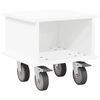 vidaXL Support TV 37 x 35 x 35 cm Alb Lemn prelucrat