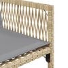 vidaXL Set mobilier grădină cu perne, 15 piese, bej combinat poliratan