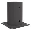 vidaXL Ancora rotundă de teren 12 buc. Antracit 15 x 15 x 15 cm Metal