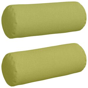 vidaXL Perne Bolster 2 pcs Verde deschis &Oslash; 25 x 70 cm țesătură