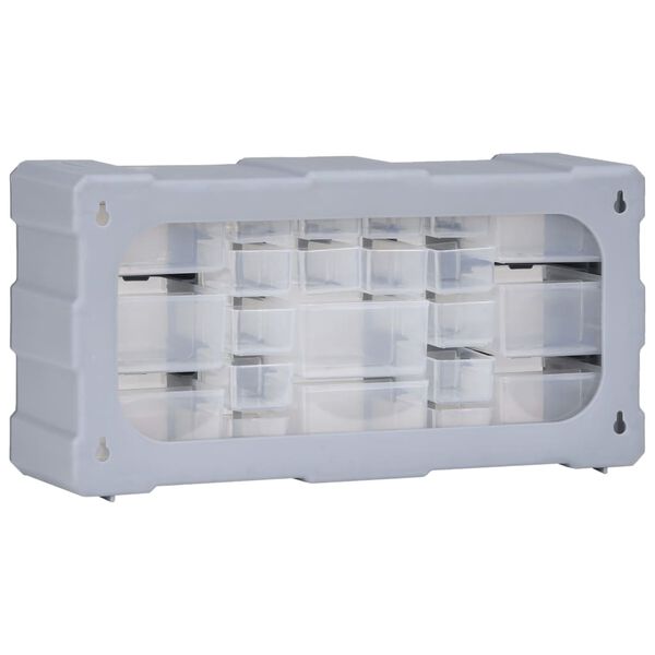 vidaXL Organizator cu 22 de sertare, 49 x 16 x 25,5 cm
