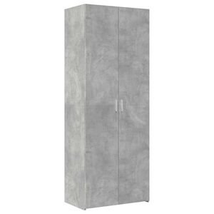 vidaXL Dulap &icirc;nalt, gri beton, 70x42,5x185 cm, lemn prelucrat