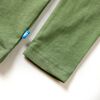 Tricou pentru copii cu mâneci lungi, kaki deschis, 116