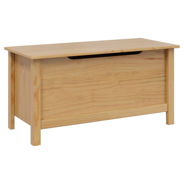 vidaXL Cutie de depozitare Hill Maro miere 90 x 40 x 45 cm