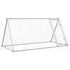 vidaXL Coteț pentru păsări, gri, 200x105x91 cm, oțel galvanizat