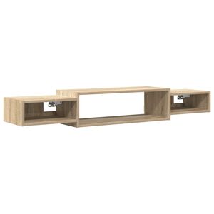 vidaXL Sistem de TV montat pe perete Montare pe perete Stejar Sonoma