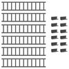 vidaXL Apărătoare de zăpadă pentru acoperiș Antracit 600 x 2,5 x 20 cm