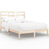 vidaXL Cadru de pat mic dublu, 120x190 cm, lemn masiv
