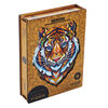 UNIDRAGON Puzzle din lemn 273 piese Lovely Tiger, King size, 30x38 cm
