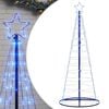 vidaXL Pom de Crăciun LED 200 LED-uri Albastru 180 cm