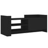 vidaXL Comodă TV, negru, 100x35x40 cm, lemn prelucrat