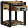 vidaXL Dulap de noapte cu sertar 40 x 40 x 50 cm Lemn recuperat masiv
