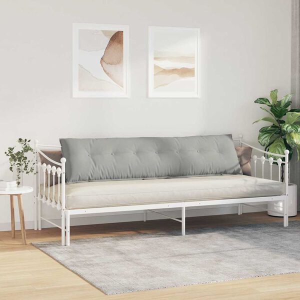 vidaXL Perna pentru spate Gri deschis 200 x 50 cm