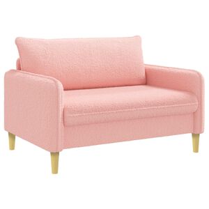 vidaXL Fotoliu XXL Roz Boucl&eacute;