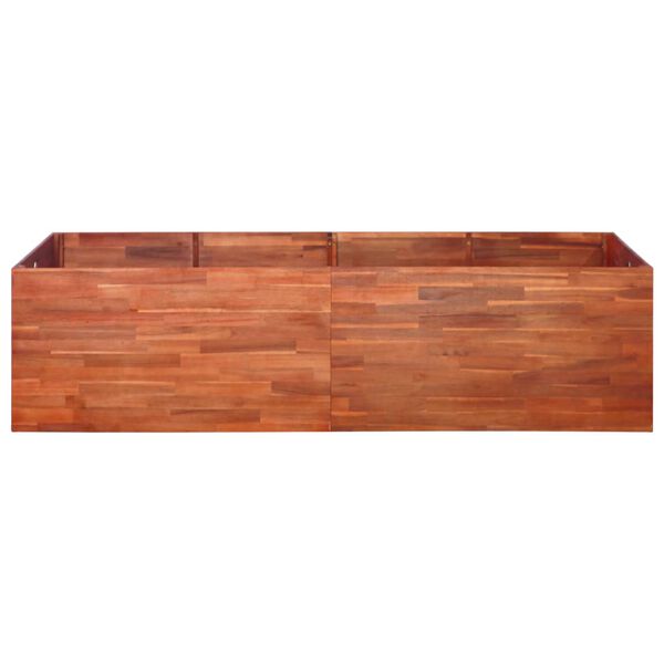 vidaXL Strat înălțat de grădină, 200 x 50 x 50 cm, lemn de acacia