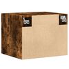 vidaXL Dulap de perete, stejar fumuriu, 50x42,5x40 cm, lemn compozit