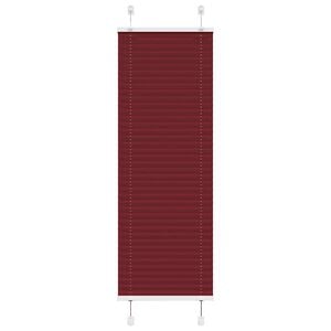 vidaXL Jaluzea plisată Bordeaux Roșu 40x100 cm Lățime țesătură 39,4 cm