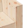 vidaXL Canapea de grădină cu 2 locuri, 134x60x62 cm, lemn masiv de pin
