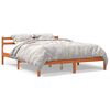 vidaXL Cadru de pat fără saltea, maro ceruit 180x200 cm lemn masiv pin