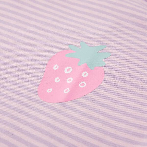 Tricou pentru copii cu m&acirc;neci cu volane, lila, 116