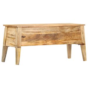 vidaXL Ladă de depozitare, 99x35x48 cm, lemn masiv de mango