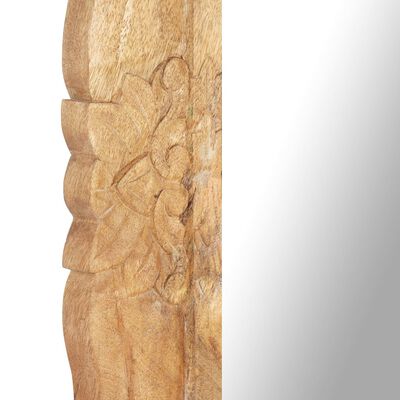 vidaXL Oglindă 110x50 cm, lemn masiv de mango