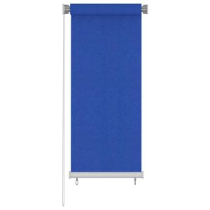 vidaXL Jaluzea rulantă de exterior 65 (l) x 140 (&icirc;) cm, albastru, HDPE