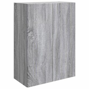 vidaXL Dulap montat pe perete Sonoma gri 66 x 34,5 x 90 cm