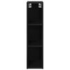 vidaXL Dulap suspendat Stejar Negru 20 x 29,5 x 80 cm Lemn compozit