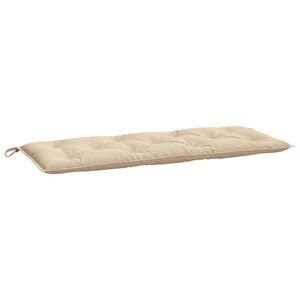 vidaXL Pernă bancă de grădină, bej, 120x50x7 cm, material oxford